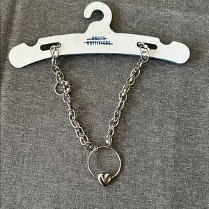 Urban Outfitters Silver Heart Pendant Necklace